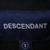 DESCENDANT ディセンダント ポケット付き ロゴ クルーネック 半袖 Tシャツ ブラック系 1【中古】