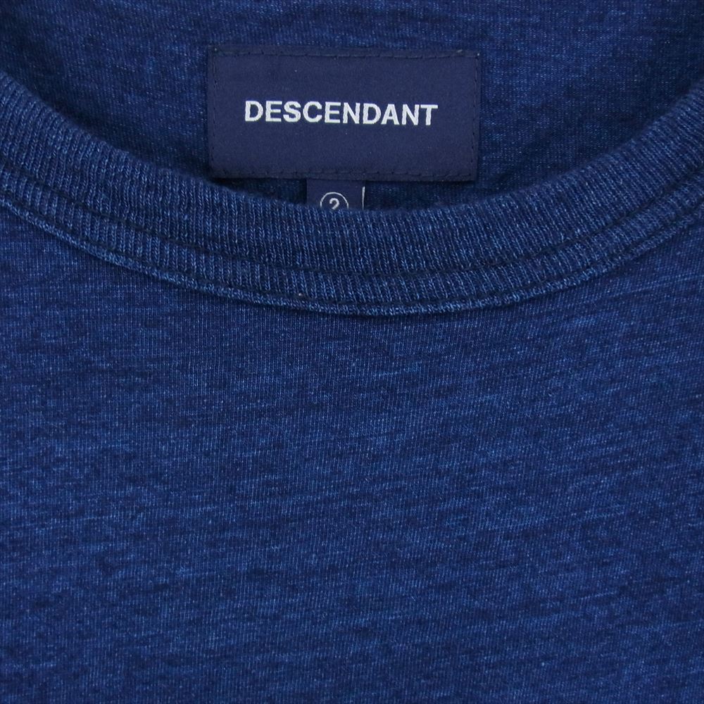 DESCENDANT ディセンダント Ron Herman ロンハーマン 別注 ポケット付き 長袖 Tシャツ ロンT カットソー ネイビー系 2【中古】