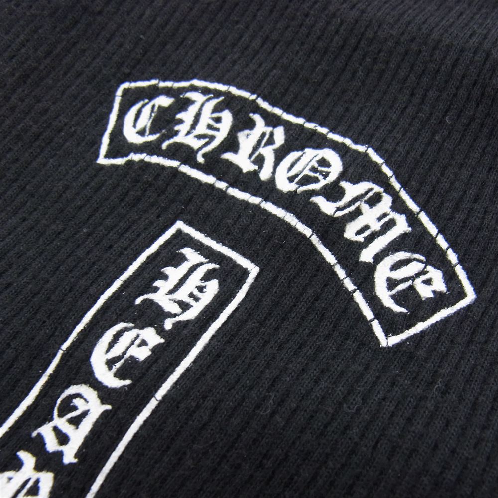 CHROME HEARTS クロムハーツ（原本無） fuck you ロゴ クロス 十字架 バックプリント グレコタンクトップ ブラック系 S【中古】