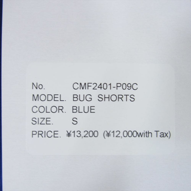 コムフィアウトドアガーメント MF2401-P09C BUG SHORTS バグ ショート パンツ ショーツ ブルー系 S【新古品】【未使用】【中古】