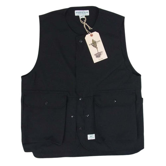 SASAFRAS ササフラス SF-242102 Cultivator Vest カルティベーター ベスト  ブラック系 L【新古品】【未使用】【中古】