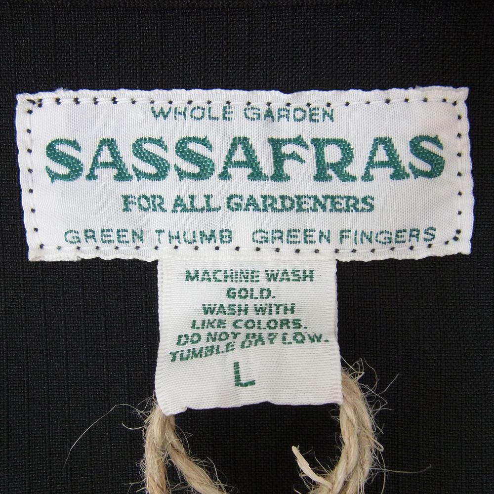 SASAFRAS ササフラス SF-242102 Cultivator Vest カルティベーター ベスト  ブラック系 L【新古品】【未使用】【中古】