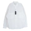 PORTER CLASSIC ポータークラシック PC-016-2765-0090-0015 ROLL UP LINEN COTTON SHIRT ロールアップ リネン コットン 長袖 シャツ ホワイト系 XL【新古品】【未使用】【中古】