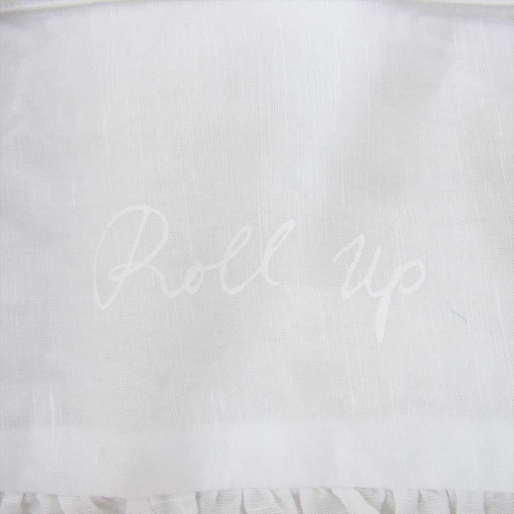 PORTER CLASSIC ポータークラシック PC-016-2765-0090-0015 ROLL UP LINEN COTTON SHIRT ロールアップ リネン コットン 長袖 シャツ ホワイト系 XL【新古品】【未使用】【中古】