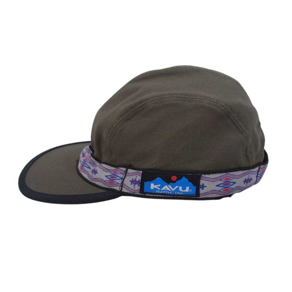 カブー 110 アメリカ製 STRAP CAP ストラップキャップ グリーン M オリーブ M【極上美品】【中古】