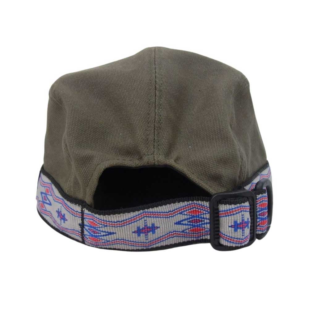 カブー 110 アメリカ製 STRAP CAP ストラップキャップ グリーン M オリーブ M【極上美品】【中古】