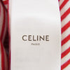 CELINE セリーヌ  2X265545F コットン ボーダー ニット カットソー セーター アイボリー レッド系 S【中古】