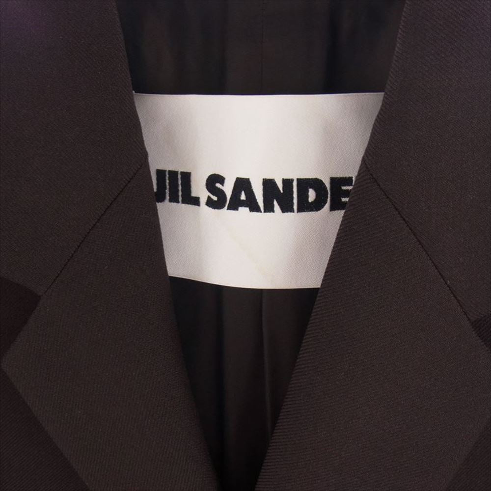 JIL SANDER ジルサンダー JSMT105101MT20100012 国内正規品 イタリア製 ウール ロング コート ブラウン系 46【中古】