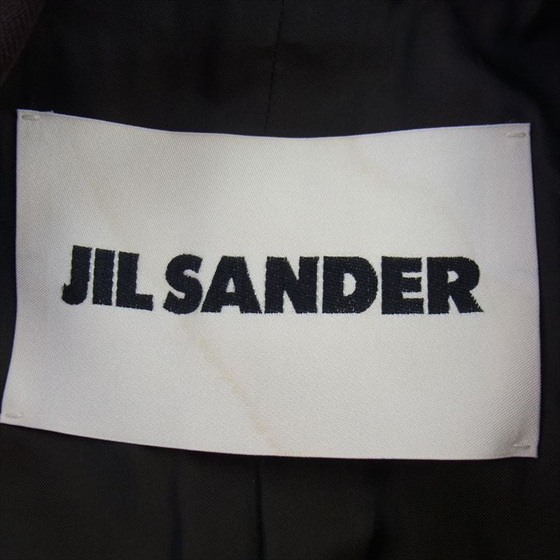 JIL SANDER ジルサンダー JSMT105101MT20100012 国内正規品 イタリア製 ウール ロング コート ブラウン系 46【中古】