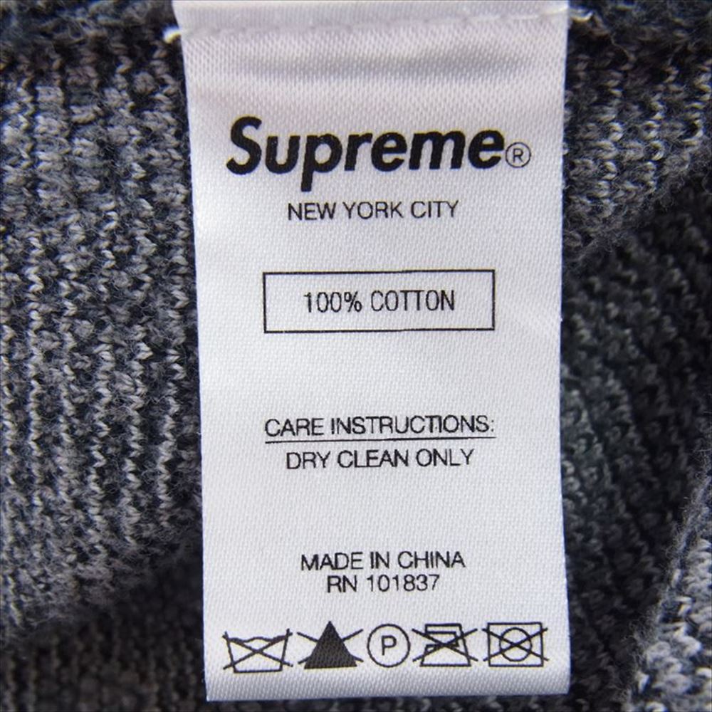 Supreme シュプリーム 20SS Patchwork Knit Short パッチワーク ニット ショート パンツ ブラック系 グレー系 L【中古】