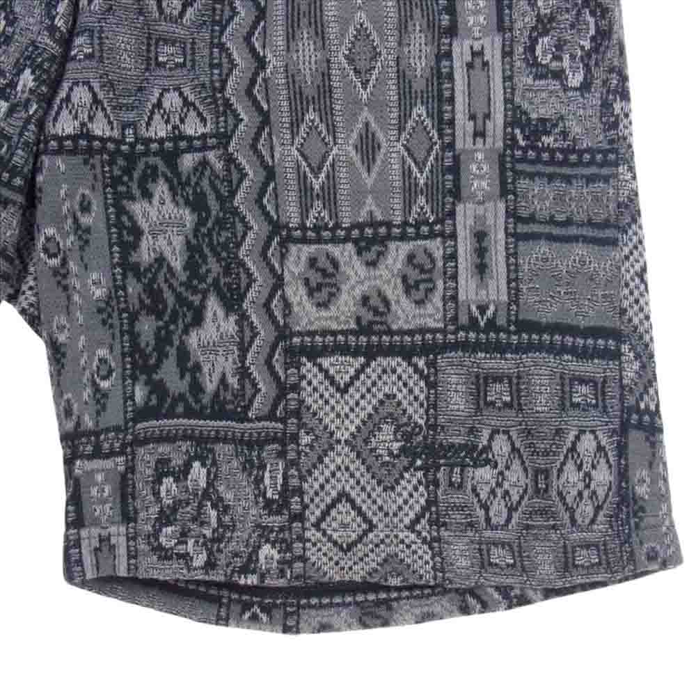 Supreme シュプリーム 20SS Patchwork Knit Short パッチワーク ニット ショート パンツ ブラック系 グレー系 L【中古】