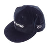 Supreme シュプリーム 22AW Velour Box Logo New Era ベロア ボックス ロゴ ニューエラ キャップ ブラック系 7 1/2【新古品】【未使用】【中古】