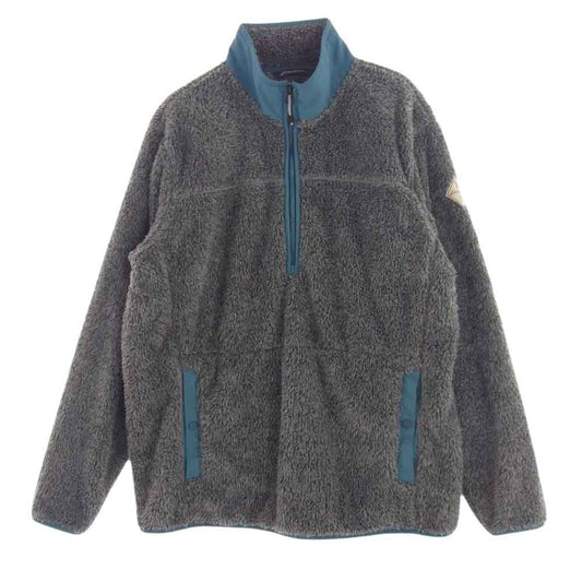 Eddie Bauer エディー・バウアー ハーフジップ フリース ジャケット グレー系 L【中古】