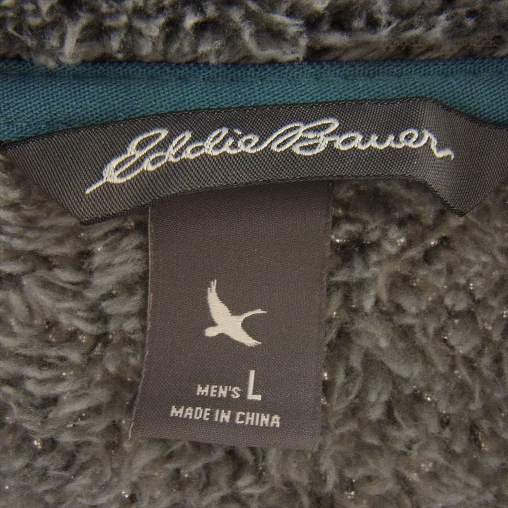 Eddie Bauer エディー・バウアー ハーフジップ フリース ジャケット グレー系 L【中古】