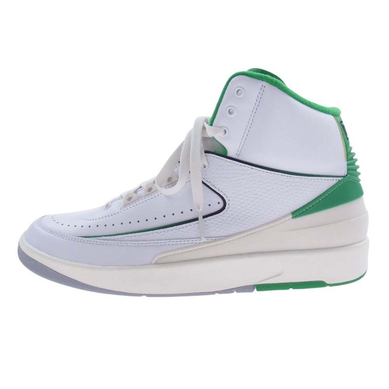 NIKE ナイキ DR8884-103 Air Jordan 2 Retro Lucky Green エアジョーダン2 レトロ ラッキー グリーン ホワイト系 グリーン系 27.5cm【極上美品】【中古】