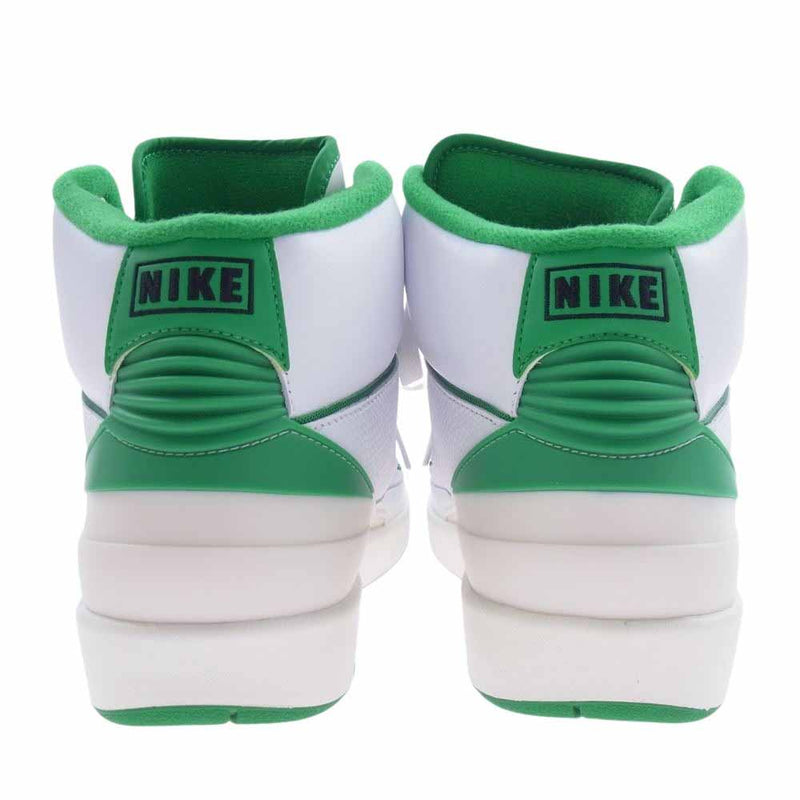 NIKE ナイキ DR8884-103 Air Jordan 2 Retro Lucky Green エアジョーダン2 レトロ ラッキー グリーン ホワイト系 グリーン系 27.5cm【極上美品】【中古】