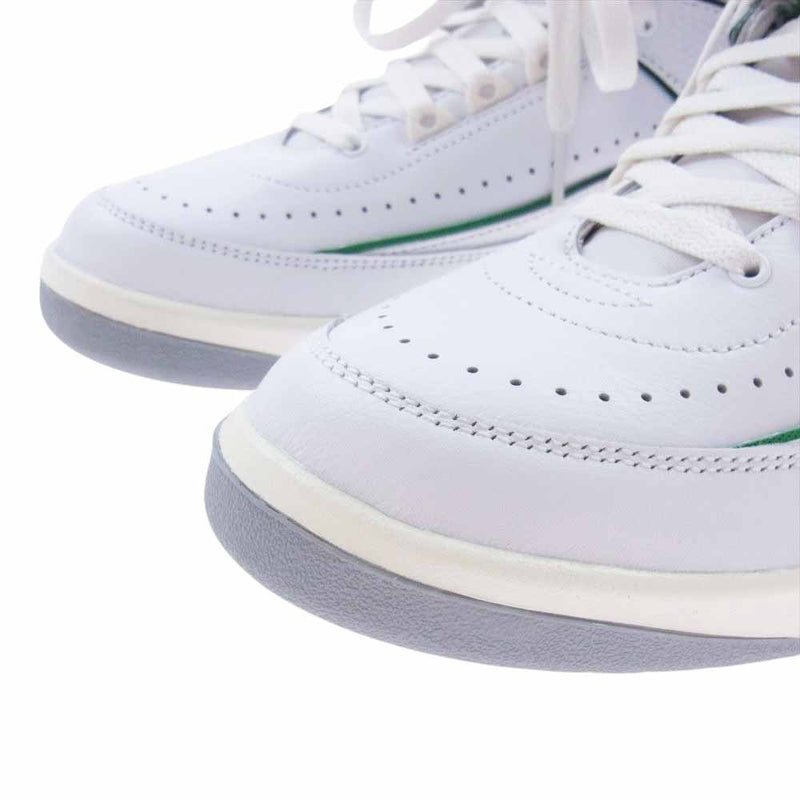 NIKE ナイキ DR8884-103 Air Jordan 2 Retro Lucky Green エアジョーダン2 レトロ ラッキー グリーン ホワイト系 グリーン系 27.5cm【極上美品】【中古】