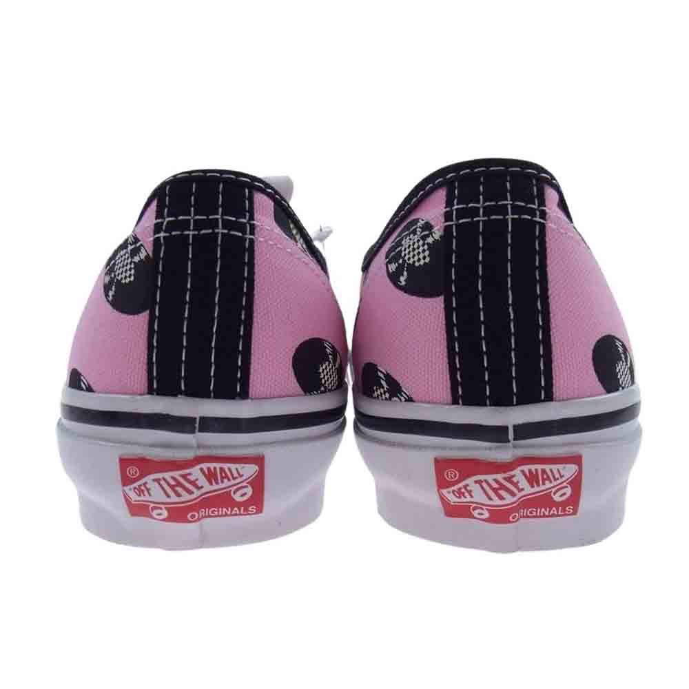 VANS バンズ VN0A4BV9594 Wacko Maria ワコマリア UA OG Authentic LX  ピンク系 ブラック系 27.0cm【新古品】【未使用】【中古】