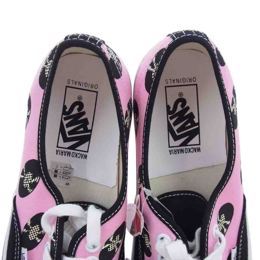 VANS バンズ VN0A4BV9594 Wacko Maria ワコマリア UA OG Authentic LX  ピンク系 ブラック系 27.0cm【新古品】【未使用】【中古】