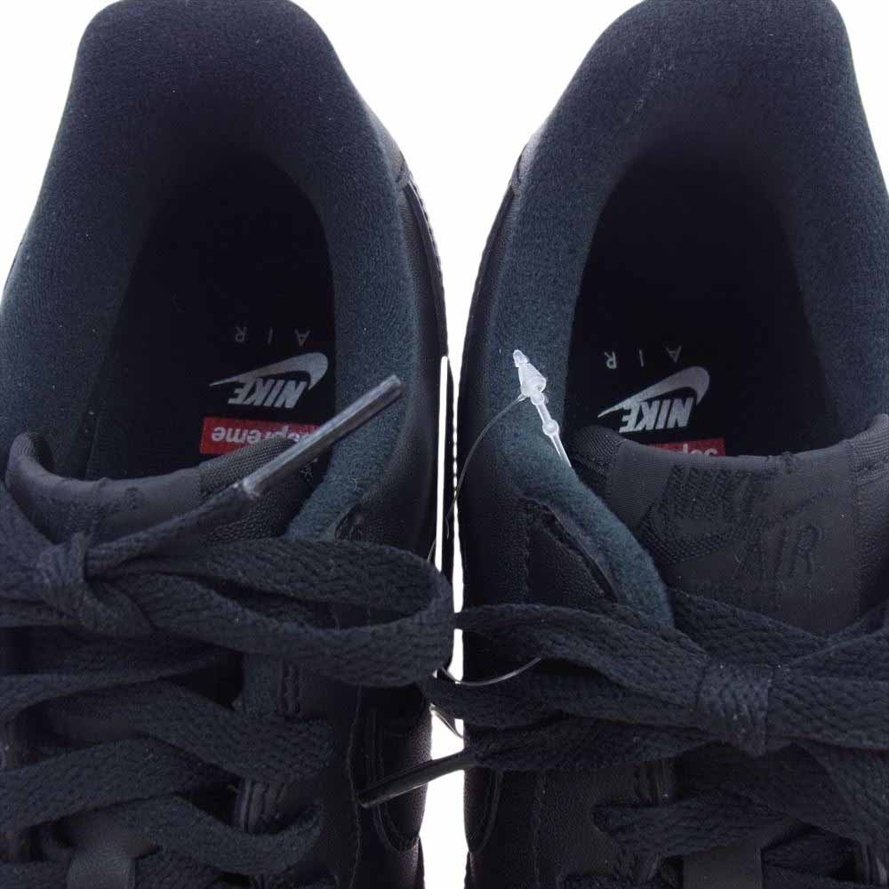 NIKE ナイキ CU9225-001 Supreme Air Force 1 Low シュプリーム エアフォース1 ロー ブラック系 26.5cm【新古品】【未使用】【中古】