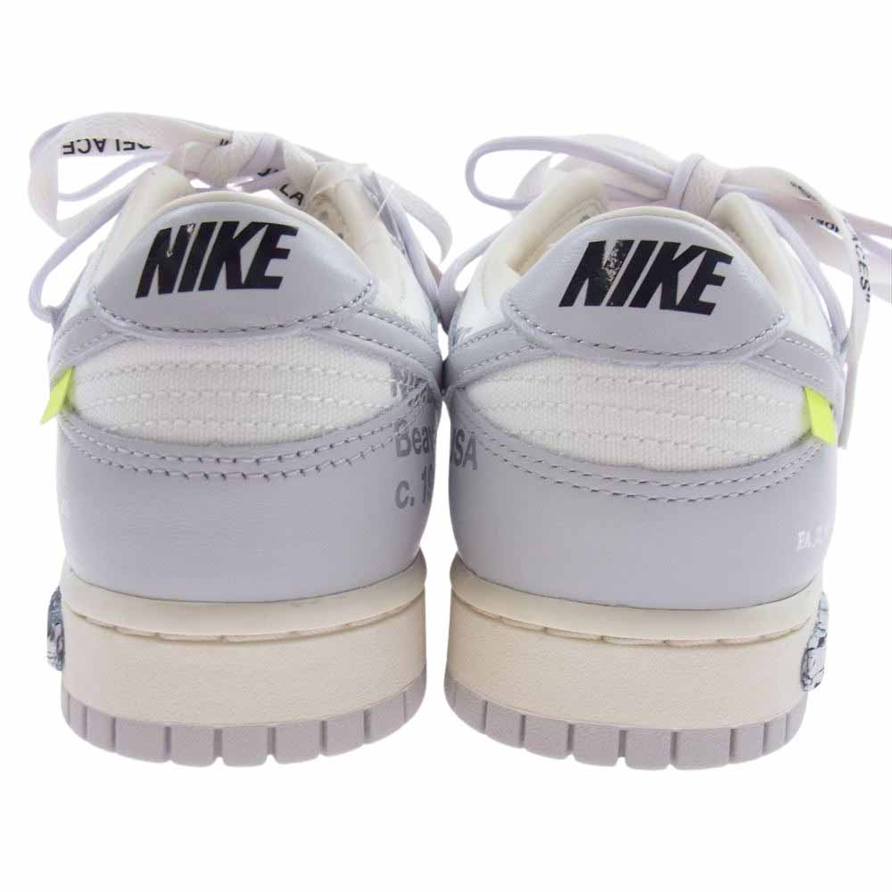 NIKE ナイキ DM1602-123 OFF-WHITE DUNK LOW 1 OF 50 49 オフホワイト ダンク ロー ホワイト系 グレー系 27.0cm【新古品】【未使用】【中古】