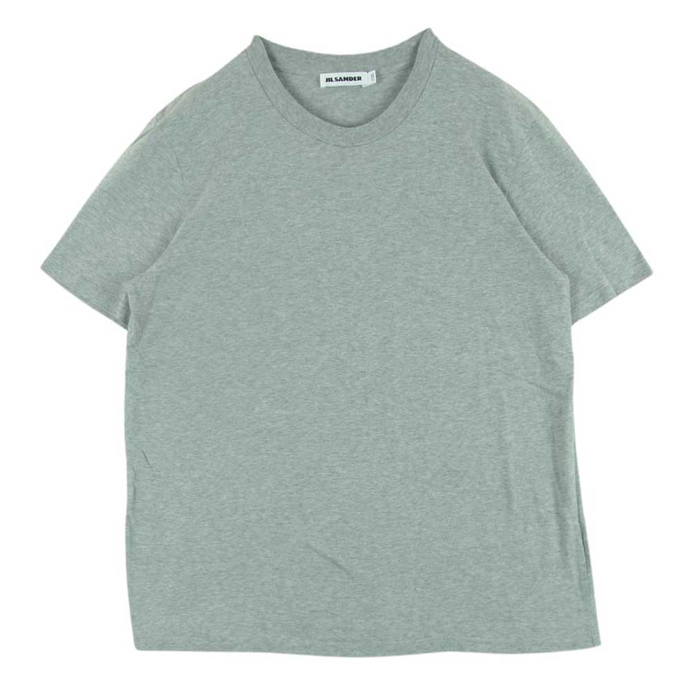 JIL SANDER ジルサンダー JSU0706020 MO247308 国内正規品 クルーネック 半袖 Tシャツ ギリシャ製 グレー系 M【中古】
