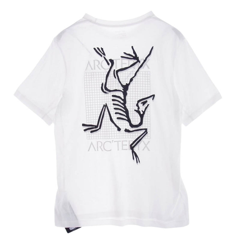 ARC'TERYX アークテリクス X000007747 Arc Multibird Logo Short Sleeve アーク マルチ バード ロゴ ショート スリーブ 半袖 Tシャツ ホワイト系 M【美品】【中古】