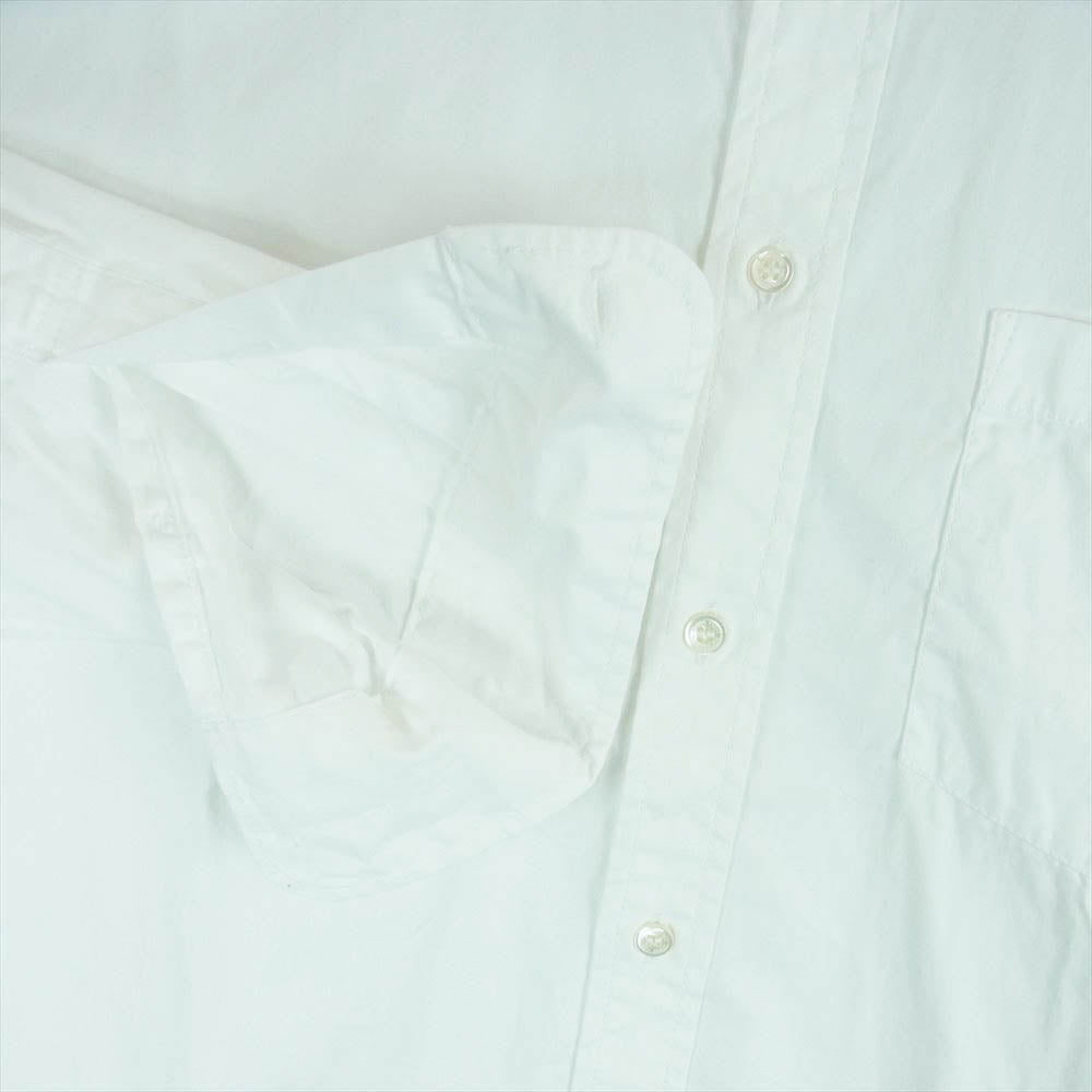 COMME des GARCONS HOMME コムデギャルソンオム 23AW HL-B009 綿ピンポイント オックス ボタンダウン 長袖 シャツ ホワイト系 XS【中古】