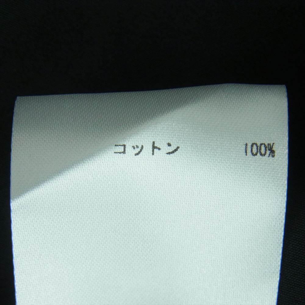 JIL SANDER ジルサンダー 22SS JSMU601426 国内正規品 ジップ アップ シャツ ジャケット イタリア製 ブラック系 44【中古】