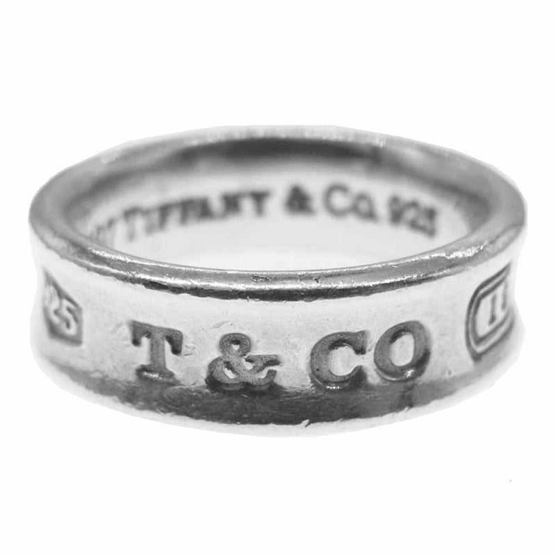 TIFFANY&Co. ティファニー ロゴ ナロー リング 指輪 シルバー系 13号【中古】