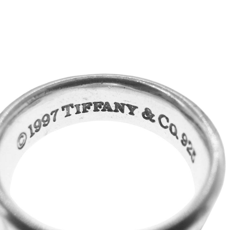 TIFFANY&Co. ティファニー ロゴ ナロー リング 指輪 シルバー系 13号【中古】