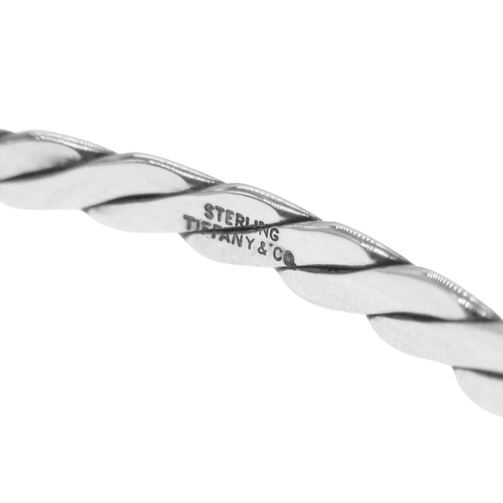 TIFFANY&Co. ティファニー ナイフエッジ ツイスト シルバー バングル