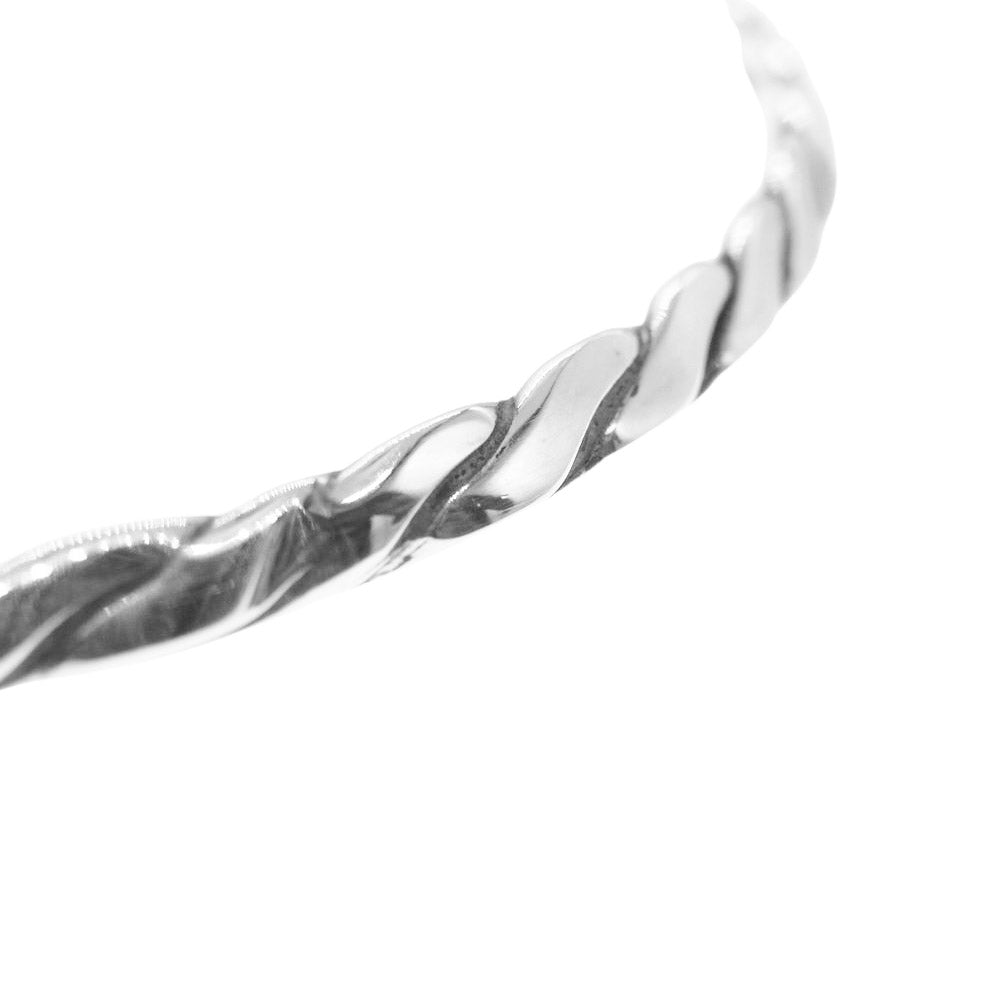 TIFFANY&Co. ティファニー ナイフエッジ ツイスト シルバー バングル