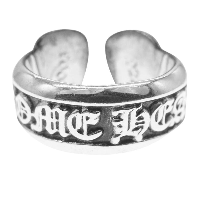 CHROME HEARTS クロムハーツ（原本無） SM SCROLL LABEL スモール スクロール ラベル リング シルバー系 10号【中古】