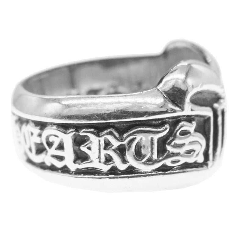 CHROME HEARTS クロムハーツ（原本無） SM SCROLL LABEL スモール スクロール ラベル リング シルバー系 10号【中古】