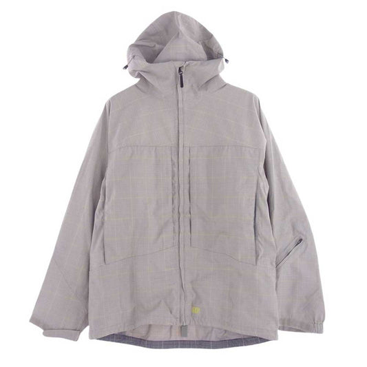 BURTON バートン idiom イディオム チェック ジャケット スノボウェア スキーウェア グレー系 L【中古】