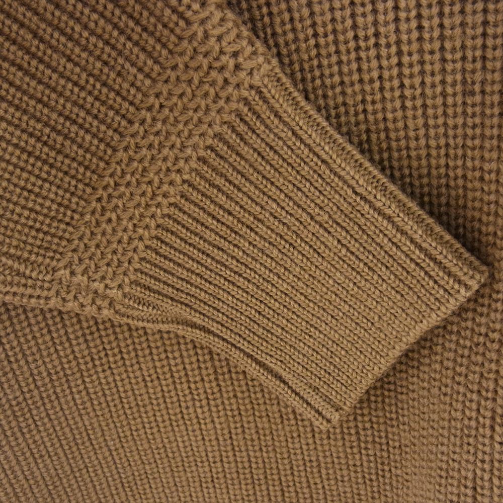 TENDERLOIN テンダーロイン T-COMMAND V KNIT Vネック ウール コマンド ニット セーター ブラウン系 40【中古】