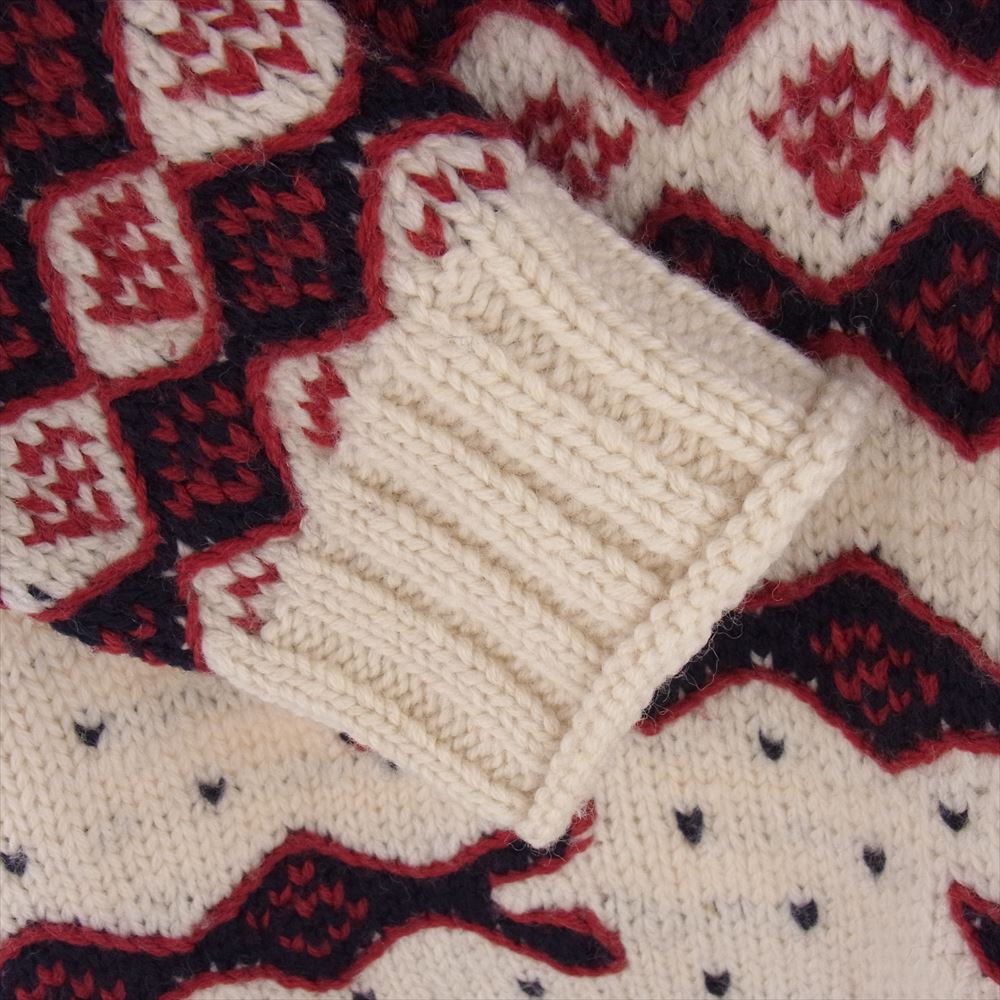 MONCLER モンクレール MAGLIONE TRICOT GIROCOLLO ノルディックセーター ウール L【中古】