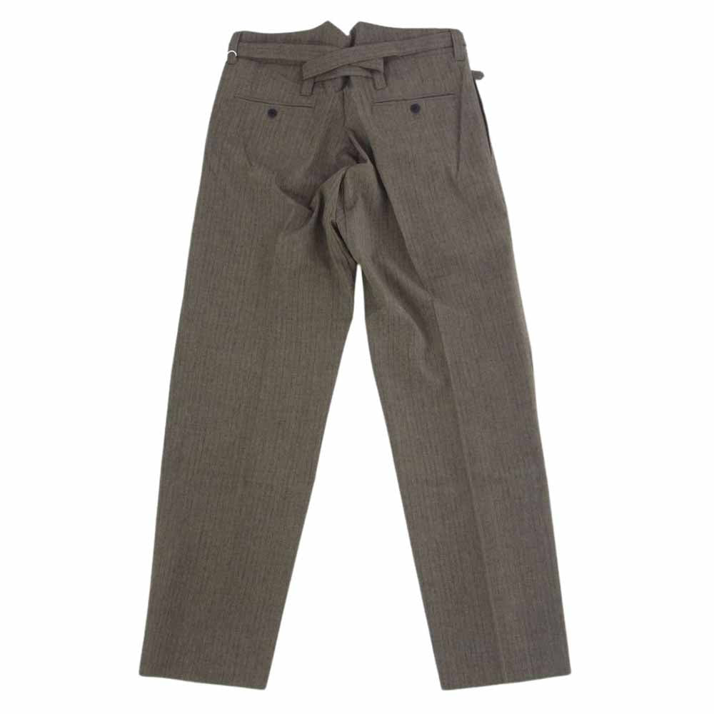 VISVIM ビズビム 22SS  0122205008018 HAKAMA PANTS SANTOME ハカマ パンツ 袴 ウール混 スラックス ブラウン系 3【極上美品】【中古】