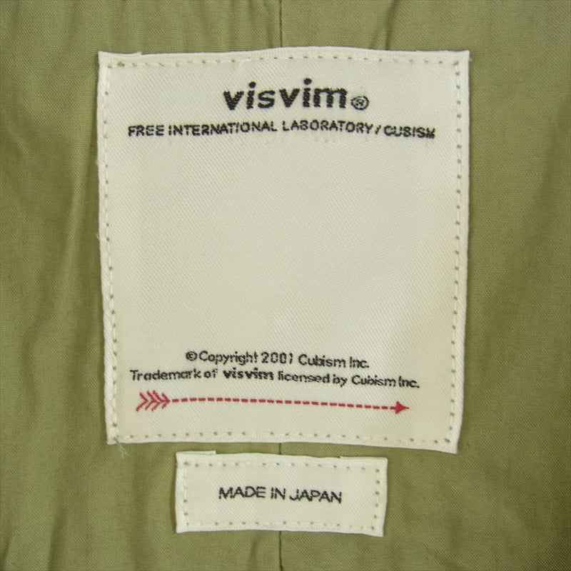 VISVIM ビズビム 22SS  0122105013021 TROPICAL COMBAT JKT コットン ナイロン コンバット ジャケット カーキ系 3【中古】