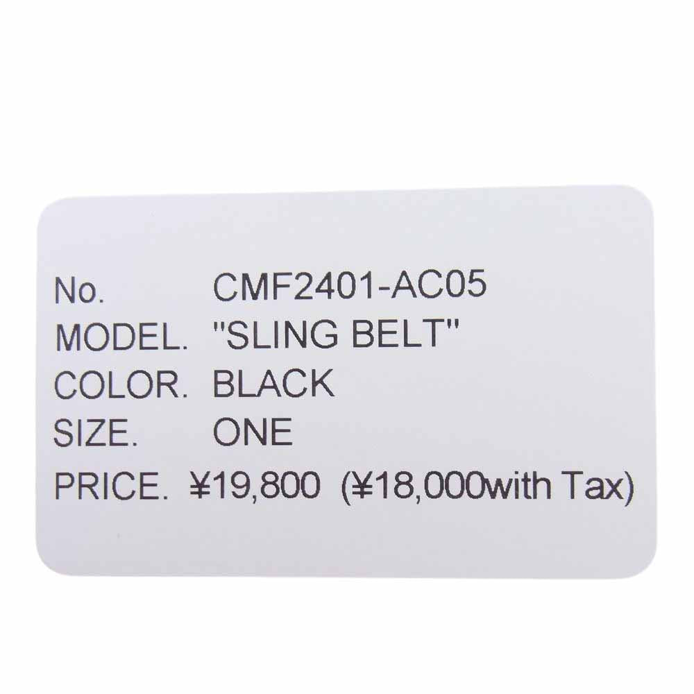 シーエムエフアウトドアガーメント CMF2401-AC05 SLING BELT スリング ベルト ブラック系【新古品】【未使用】【中古】