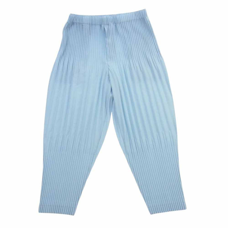 HOMME PLISSE ISSEY MIYAKE オム プリッセ イッセイミヤケ 24SS HP41JF185 COLOR PLEATS カラー プリーツ パンツ ボトムス ライトブルー系 2【中古】