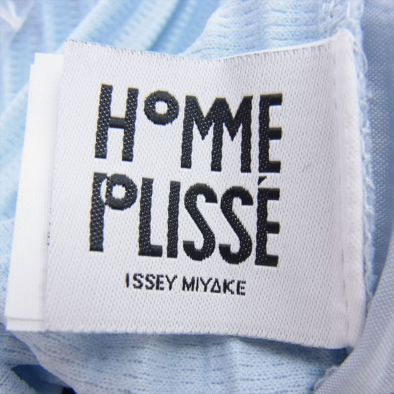 HOMME PLISSE ISSEY MIYAKE オム プリッセ イッセイミヤケ 24SS HP41JF185 COLOR PLEATS カラー プリーツ パンツ ボトムス ライトブルー系 2【中古】