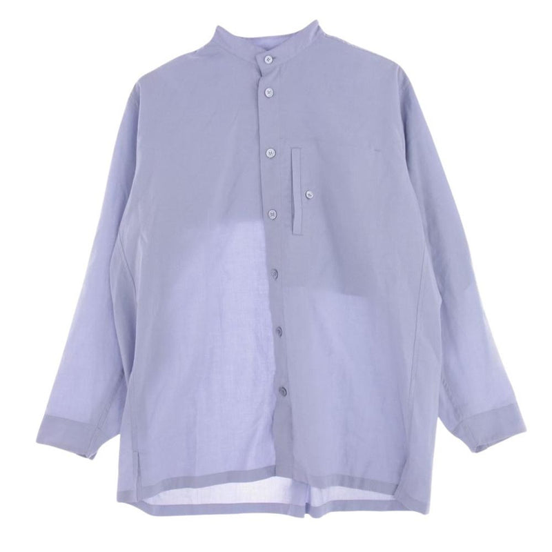 HOMME PLISSE ISSEY MIYAKE オム プリッセ イッセイミヤケ 24SS HP41FJ345 PL RAMIE SHIRT 長袖 リネン シャツ パープル系 3【中古】