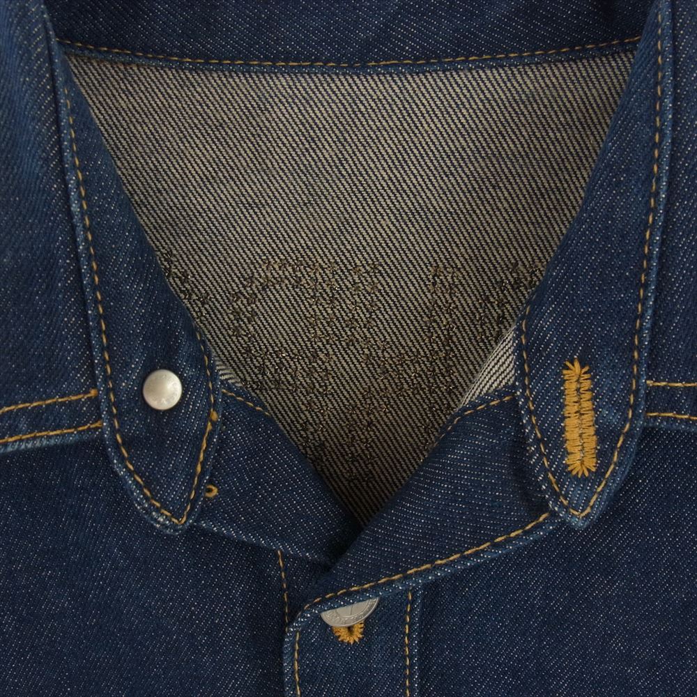BACKBONE バックボーン 10SS BB10SS-DS01A カラーストーン スタッズ デニム ジャケット インディゴブルー系 M【中古】