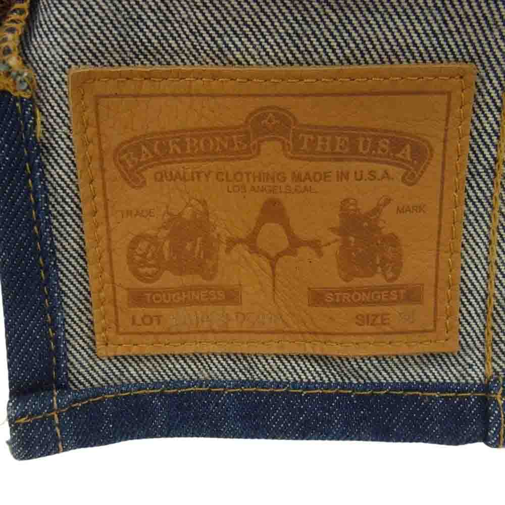 BACKBONE バックボーン 10SS BB10SS-DS01A カラーストーン スタッズ デニム ジャケット インディゴブルー系 M【中古】