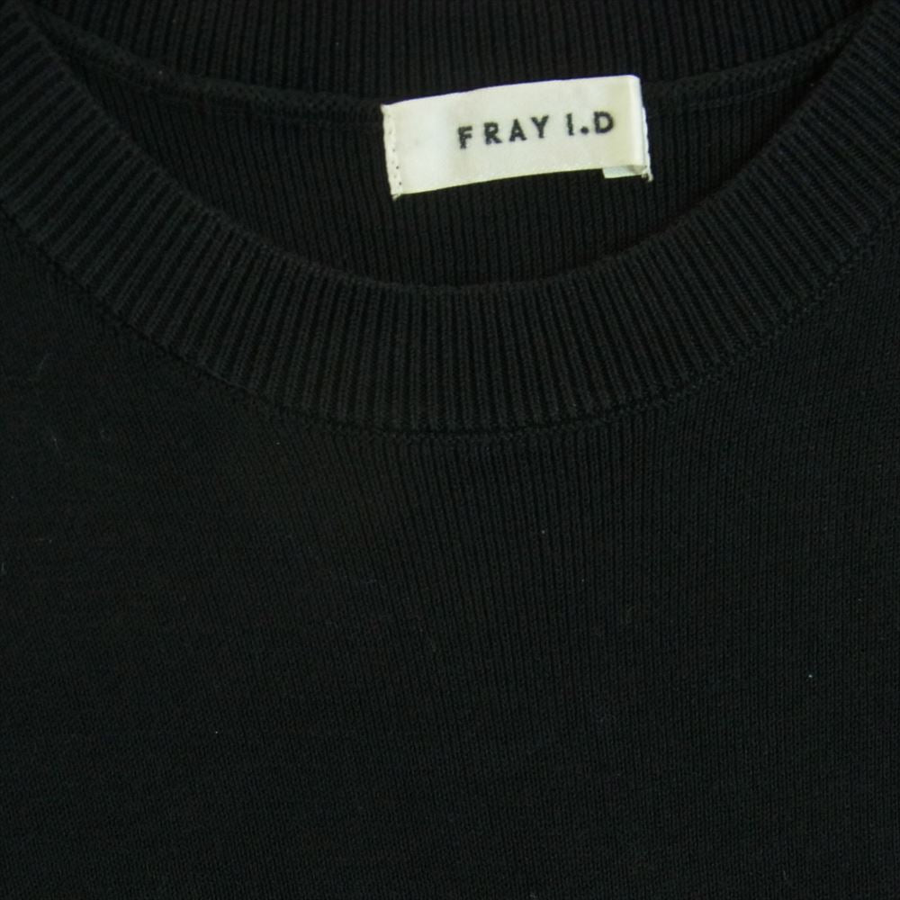 フレイアイディー FWNO182530 ハイウエスト タイト コンビ ワンピース ベージュ系 ブラック系 1【中古】
