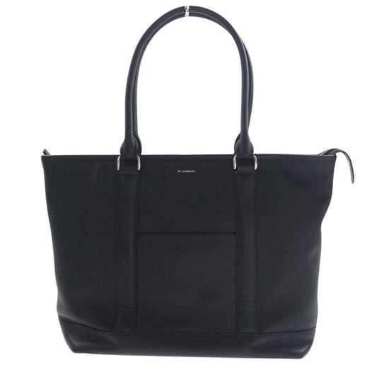 WILDSWANS ワイルドスワンズ VIAGGIA  ヴィアッジャ レザー トートバッグ ブラック系【美品】【中古】