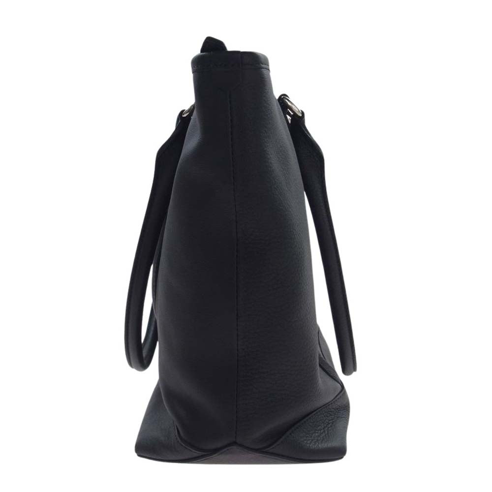 WILDSWANS ワイルドスワンズ VIAGGIA  ヴィアッジャ レザー トートバッグ ブラック系【美品】【中古】