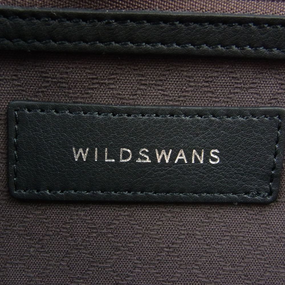 WILDSWANS ワイルドスワンズ VIAGGIA  ヴィアッジャ レザー トートバッグ ブラック系【美品】【中古】